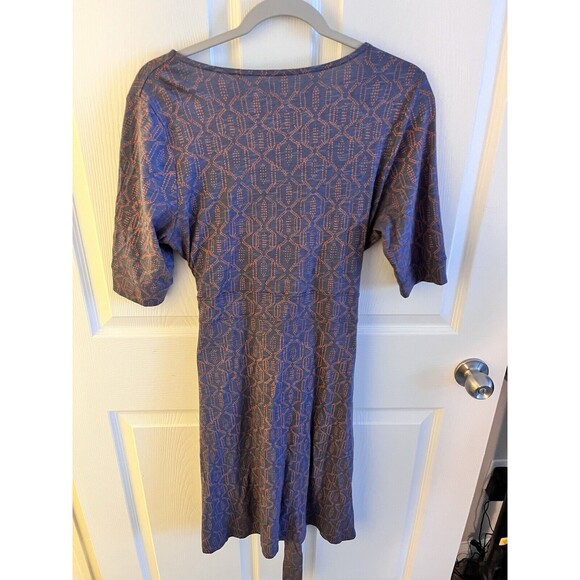 Toad & Co. Cue Wrap Cafe Organic Cotton Dress Women's M Boho Skater Gorpcore - Picture 5 of 8